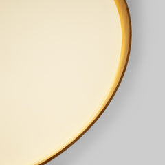 Lámpara de techo LED tipo plafón CCT 36W - Efecto madera - ø50cm - IP22