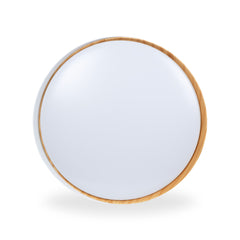 Lámpara de techo LED tipo plafón CCT 36W - Efecto madera - ø50cm - IP22