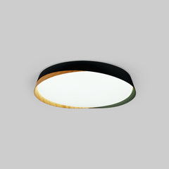 Lámpara de techo LED tipo plafón CCT 36W - Efecto madera - ø50cm - IP22