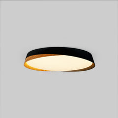 Lámpara de techo LED tipo plafón CCT 36W - Efecto madera - ø50cm - IP22