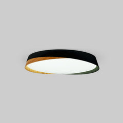 Lámpara de techo LED tipo plafón CCT 36W - Efecto madera - ø50cm - IP22