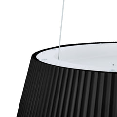 Lámpara colgante LED CCT 24W - Efecto madera - ø46cm