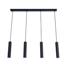 Lámpara colgante minimalista cuádruple "Bila 4" - GU10