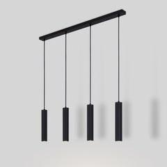 Lámpara colgante minimalista cuádruple "Bila 4" - GU10