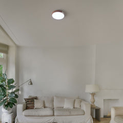 Plafón LED techo CCT 24W - Madera y Policarbonato - ø40cm - IP22