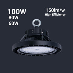 Campana LED industrial - 100W - PHILIPS Lumileds - Driver LIFUD - 5000K - IP65 - 7 años garantía