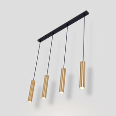 Lámpara colgante minimalista cuádruple "Bila 4" - GU10