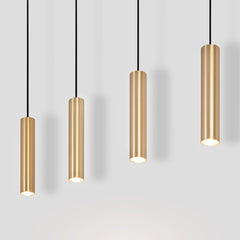 Lámpara colgante minimalista cuádruple "Bila 4" - GU10