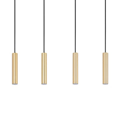 Lámpara colgante minimalista cuádruple "Bila 4" - GU10