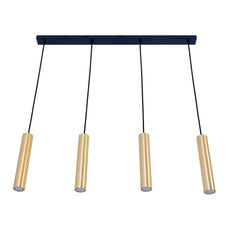 Lámpara colgante minimalista cuádruple "Bila 4" - GU10