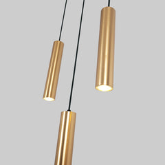 Lámpara colgante triple minimalista "Bila 3" - GU10