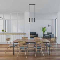 Lámpara colgante triple minimalista "Bila 3" - GU10