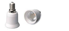 Adaptador rosca E14 a rosca E27