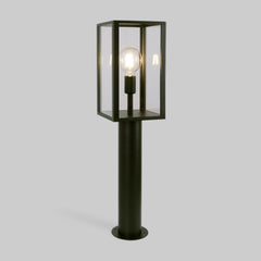 Farola de jardín tipo bolardo "Glass House" - 80cm - E27