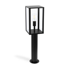 Farola de jardín tipo bolardo "Glass House" - 80cm - E27