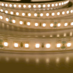 Tira LED 24V DC - Monocolor - 18W/m - 12mm - IP67 - 5 metros - 120ch/m