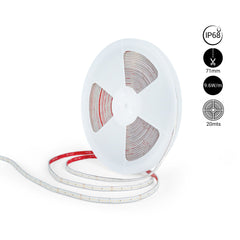 Tira LED 48V DC sumergible - Monocolor - 9.6W/m - 12mm - IP68 - 20 metros - 168ch/m