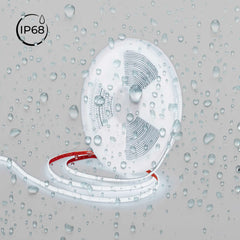 Tira LED 48V DC sumergible - Monocolor - 9.6W/m - 12mm - IP68 - 20 metros - 168ch/m