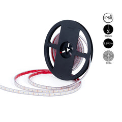 Tira LED 24V DC sumergible - Monocolor - 9.6W/m - 10mm - IP68 - 5 metros - 120ch/m