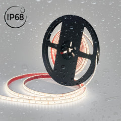 Tira LED 24V DC sumergible - Monocolor - 9.6W/m - 10mm - IP68 - 5 metros - 120ch/m