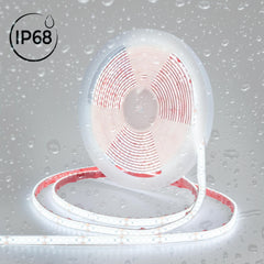 Tira LED 24V DC sumergible - Monocolor - 9.6W/m - 12mm - IP68 - 10 metros - 120ch/m