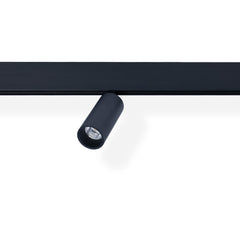 Foco LED para carril magnético 48V - 10W - DALI-2 regulable - Negro