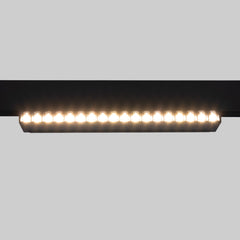 Foco lineal orientable para carril magnético 48V CCT - 18W - Regulación DALI-2 - UGR18