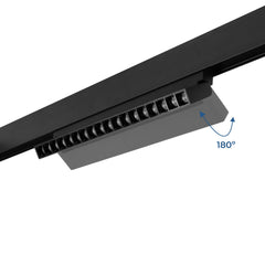 Foco lineal orientable para carril magnético 48V CCT - 18W - Regulación DALI-2 - UGR18
