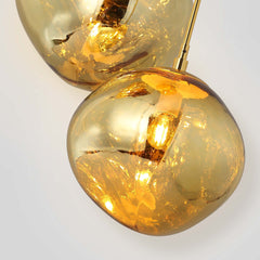Lámpara colgante cristal triple "KADNIS" - 3 x E27