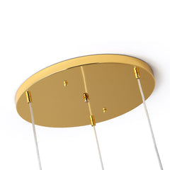Lámpara colgante cristal triple "KADNIS" - 3 x E27