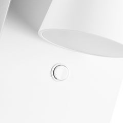 Aplique de pared para lectura con puerto USB "BASKOP W" - 6W - Base carga inalámbrica