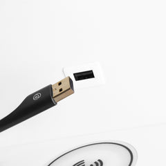 Aplique de pared para lectura con puerto USB "BASKOP W" - 6W - Base carga inalámbrica