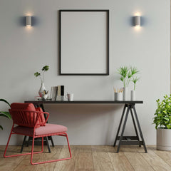Aplique de pared escayola "Trabis" - Bidireccional - 2 x GU10