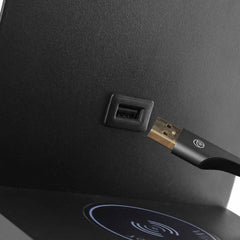 Aplique de pared para lectura con puerto USB "BASKOP W" - 6W - Base carga inalámbrica