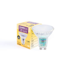 KIT Aro empotrable basculante Ø90mm + Bombilla GU10 6W + Portalámparas