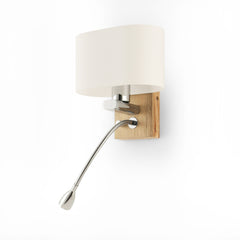 Aplique de pared con foco LED para lectura "Arti" - E27 + 3W