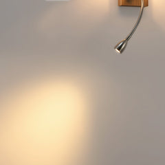 Aplique de pared con foco LED para lectura "Arti" - E27 + 3W