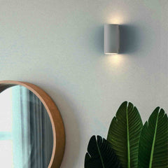 Aplique de pared escayola "Trabis" - Bidireccional - 2 x GU10