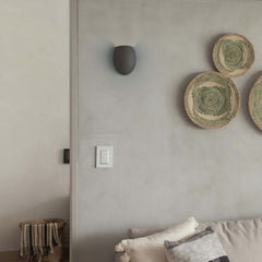 Aplique de pared cemento "Semba" - 3 colores - 1 x G9