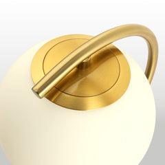 Lámpara de mesa bola cristal "San"