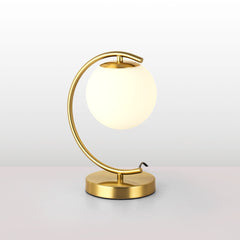 Lámpara de mesa bola cristal "San"