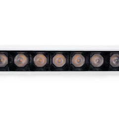 Foco lineal orientable para carril magnético 48V- 12W - Chip OSRAM - UGR18