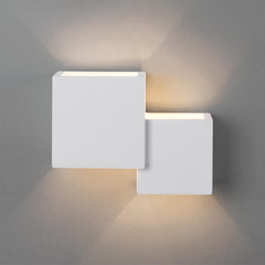 Aplique de pared escayola "Cube" - 2 x G9