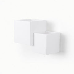 Aplique de pared escayola "Cube" - 2 x G9