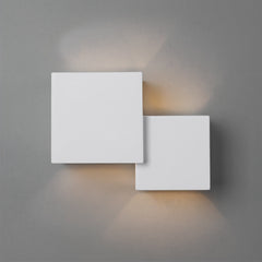 Aplique de pared escayola "Cube" - 2 x G9