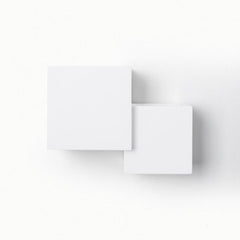Aplique de pared escayola "Cube" - 2 x G9