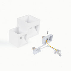 Aplique de pared escayola "Cube" - 2 x G9