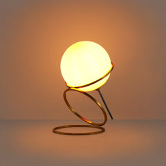 Lámpara de mesa bola cristal "Ruth"
