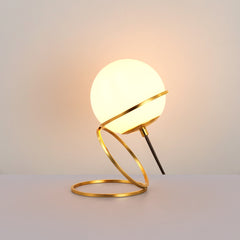 Lámpara de mesa bola cristal "Ruth"