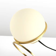 Lámpara de mesa bola cristal "Ruth"